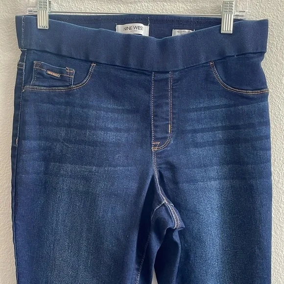 Nine West Women's Heidi Pull-On Yoga Stretch Skinny Leggings - Picture 2 of 8